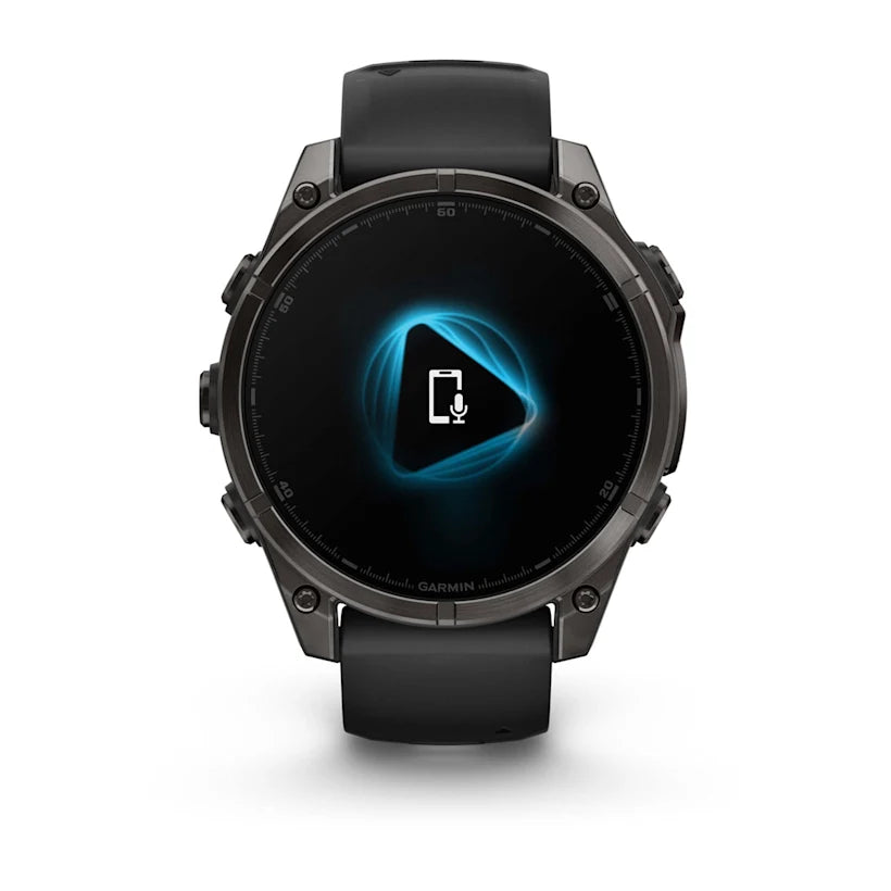 fēnix® 8 - 47 mm, AMOLED - Sapphire, Titanio, Carbon Gray DLC & Black