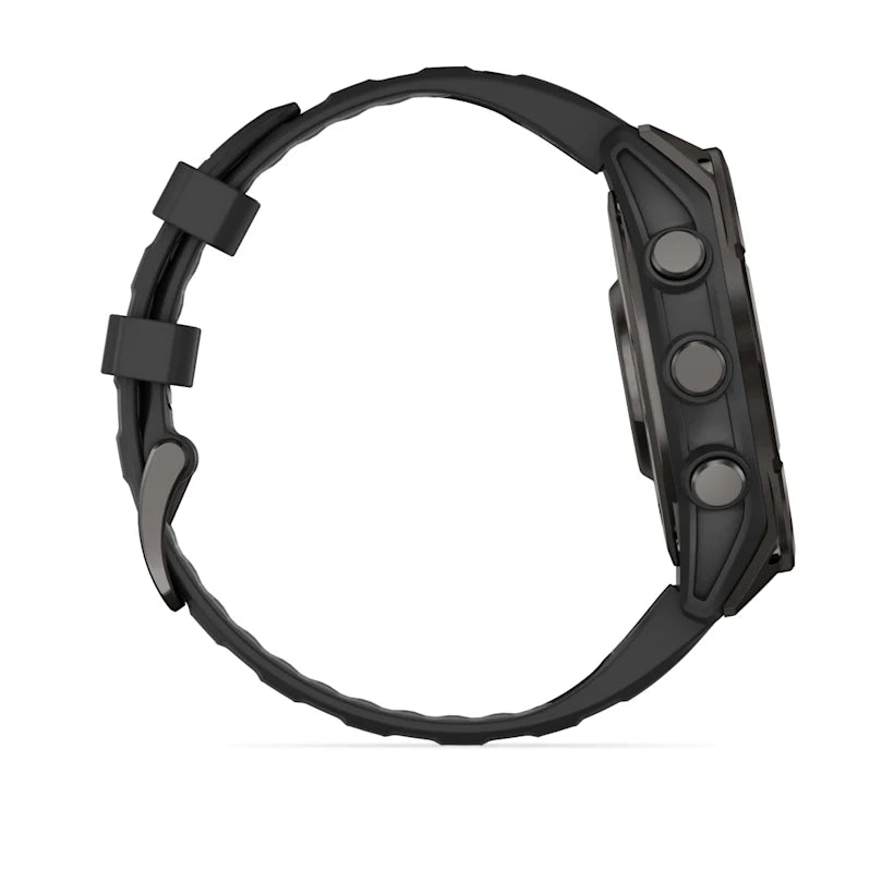 fēnix® 8 - 47 mm, AMOLED - Sapphire, Titanio, Carbon Gray DLC & Black