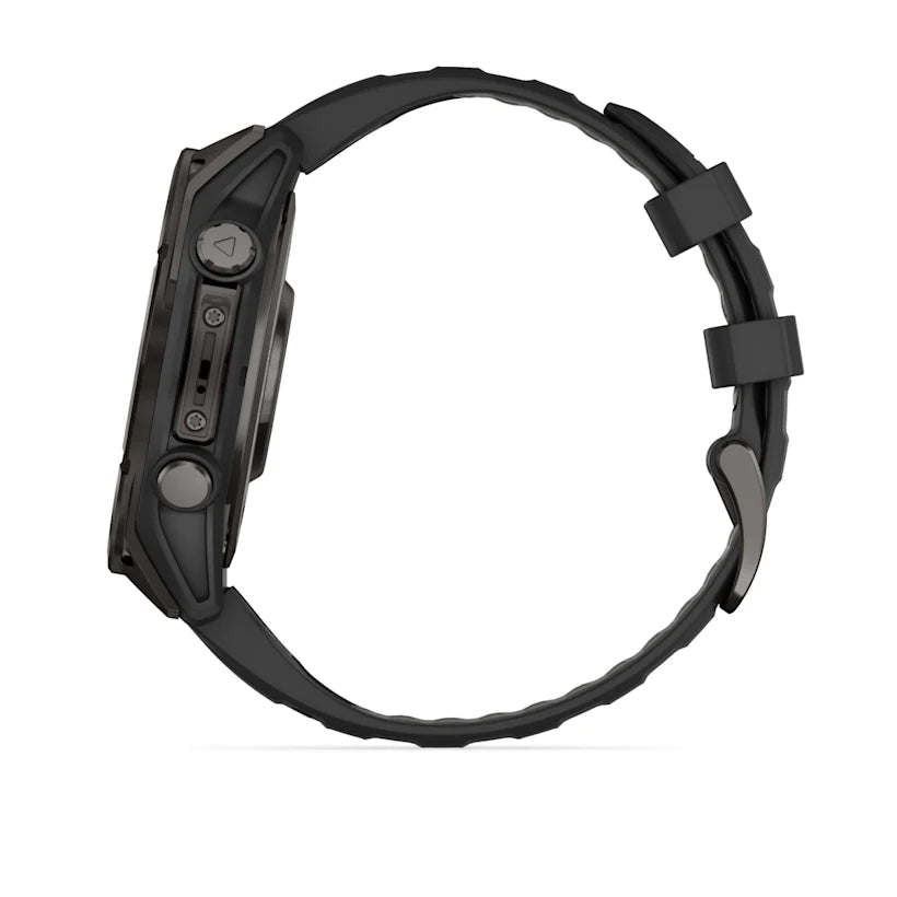 fēnix® 8 - 47 mm, AMOLED - Sapphire, Titanio, Carbon Gray DLC & Black